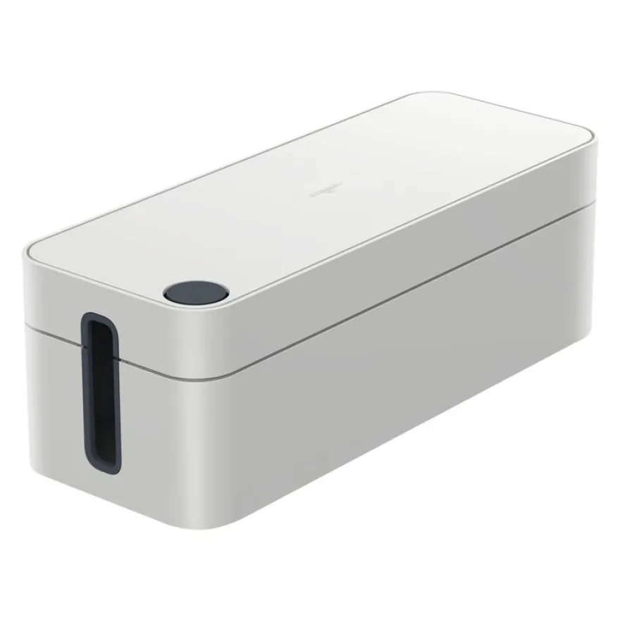 DURABLE CAVOLINE BOX L - boîtier range câbles - l406 x H139 x P156 mm - gris
