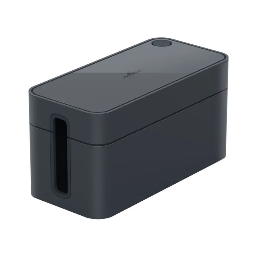 DURABLE CAVOLINE BOX S - boîtier range câbles - l246 x H116 x P128 mm - graphite