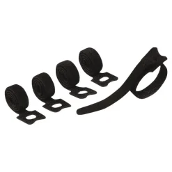 DURABLE CAVOLINE Grip Tie - 5 attaches-câble auto-agrippant - 20cm x 1cm - noir