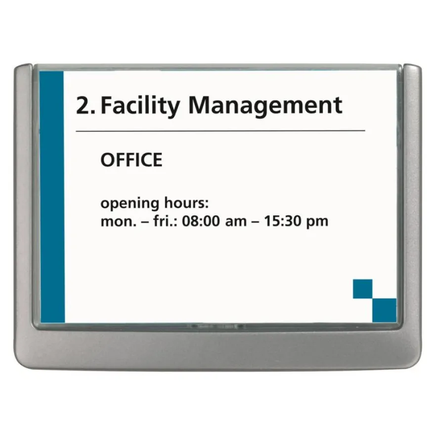 Durable Click Sign - Plaque de porte - A6 paysage