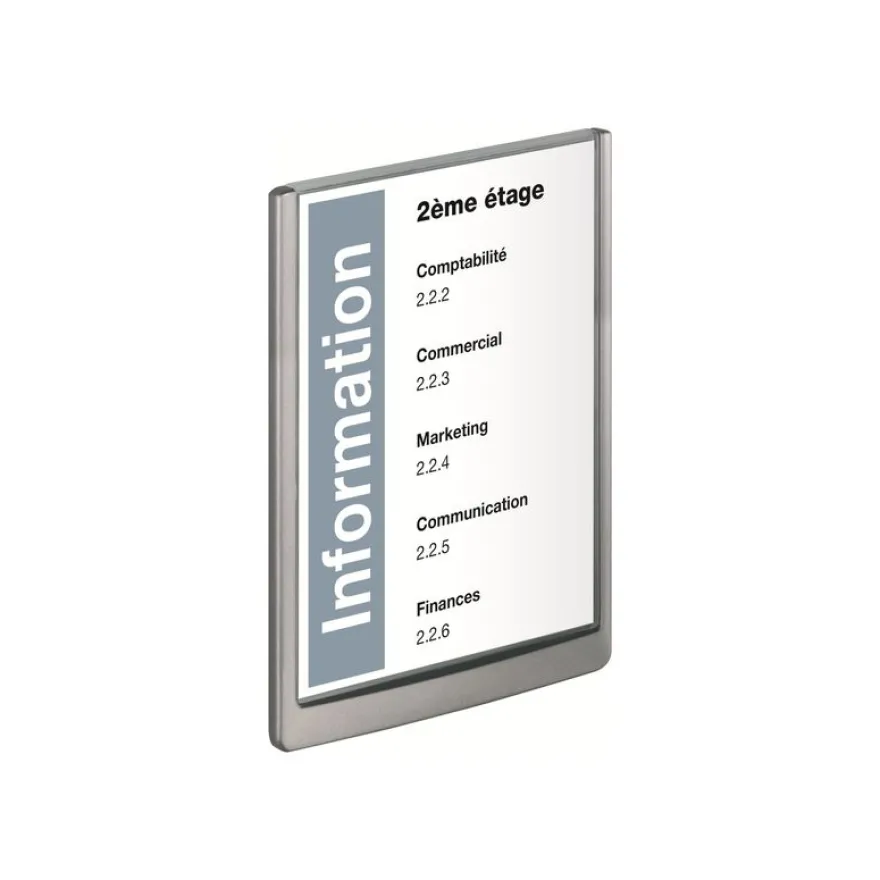 Durable Click Sign - Plaque de porte - A4 portrait