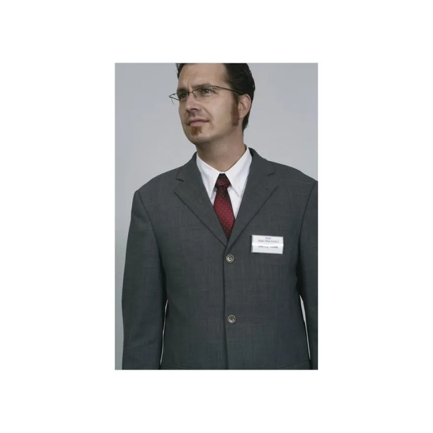 Durable Clickfold - 10 Portes badge pliables avec aimant - 40 x 75 mm