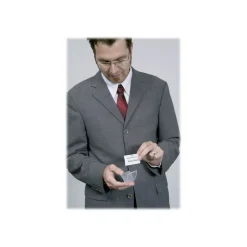 Durable Clickfold - 10 Portes badge pliables avec aimant - 54 x 90 mm