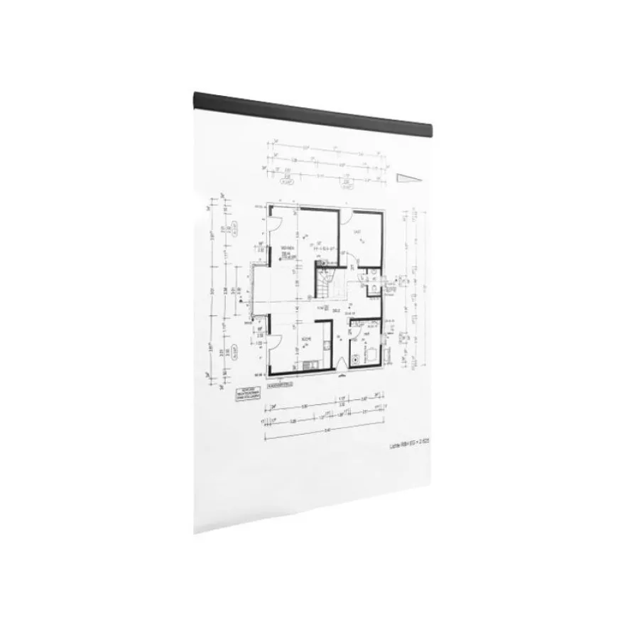 Durable Durafix - 5 Barres d'affichage adhésives 297 mm - noir - pour documents A3 portrait ou A4 paysage
