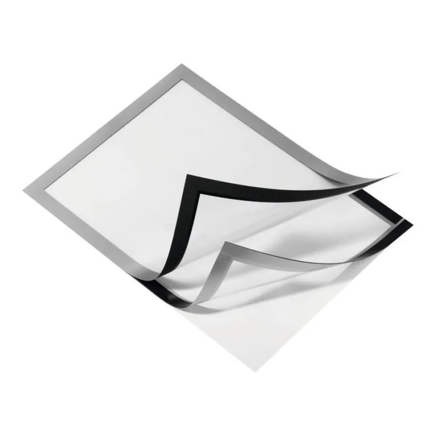 Durable Duraframe - Cadre d'affichage adhésif repositionnable - A4 - argent
