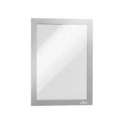 Durable Duraframe - Cadre d'affichage adhésif repositionnable - A5 - argent