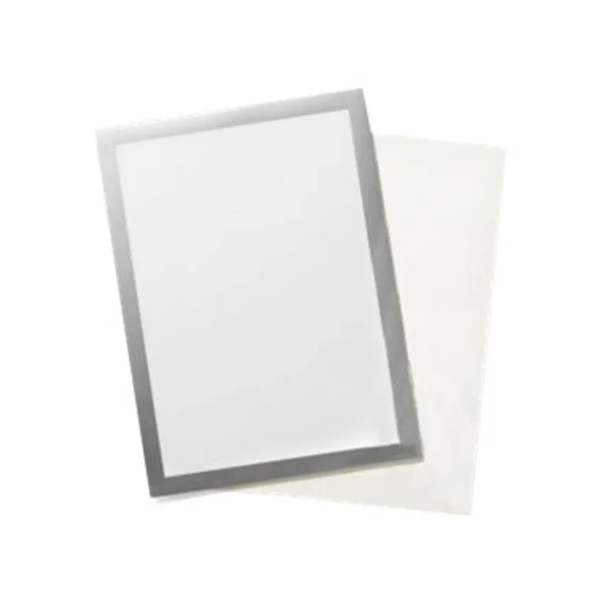 Durable Duraframe Grip - Cadre d'affichage auto-agrippant - A4 - argent - pour les surfaces en tissu