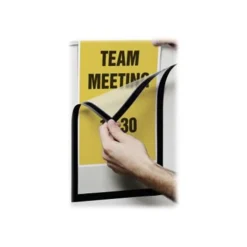Durable Duraframe Magnetic - Cadre d'affichage magnétique - A4 - noir - pour surfaces métalliques