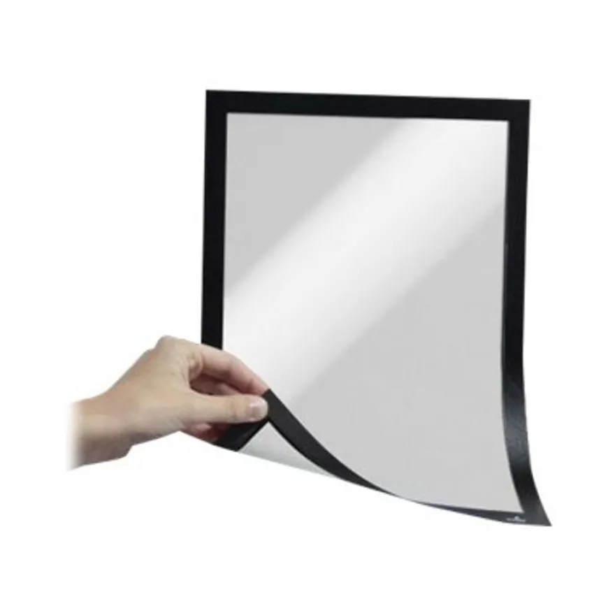 Durable Duraframe Magnetic - Cadre d'affichage magnétique - A4 - noir - pour surfaces métalliques