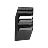 Durable Flexiboxx - Présentoir mural porte-document - 6 cases A4 paysage - noir