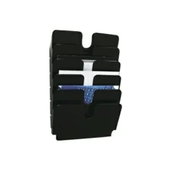 Durable Flexiplus - Trieur mural porte-document - 6 cases A4 horizontal - noir