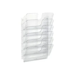 Durable Flexiplus - Trieur mural porte-document - 6 cases A4 horizontal - transparent