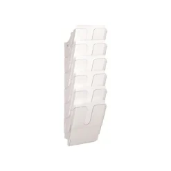 Durable Flexiplus - Trieur mural porte-document - 6 cases A4 vertical - transparent