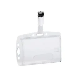 Durable Hartbox - Porte-badge - pour 54 x 87 mm - transparent