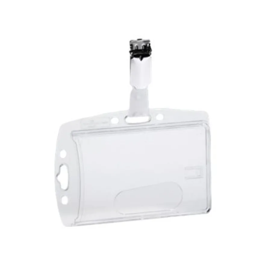 Durable Hartbox - Porte-badge - pour 54 x 87 mm - transparent