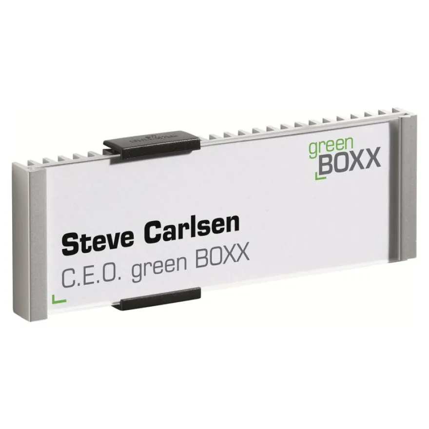 Durable Info Sign - Plaque de porte personnalisable - format "Titre"