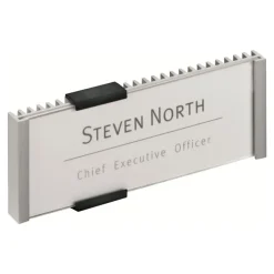 Durable Info Sign - Plaque de porte personnalisable - format "Titre"