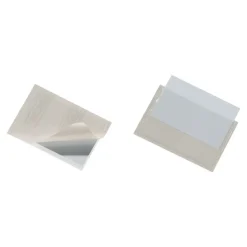 Durable Pocketfix - 10 Pochettes autocollantes pour cartes de visite - 57 x 90 mm