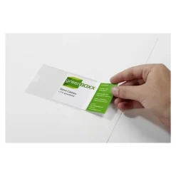 DURABLE POCKETFIX - 10 Porte-étiquette adhésives - 57x 90 mm - transparent