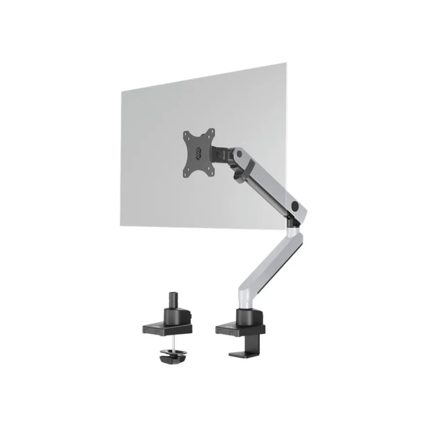 Durable Select Plus - Bras porte-écran jusqu'à 32" - argent métallisé