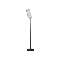 Durable Sherpa - Présentoir sur pied avec plaque A4 - gris anthracite
