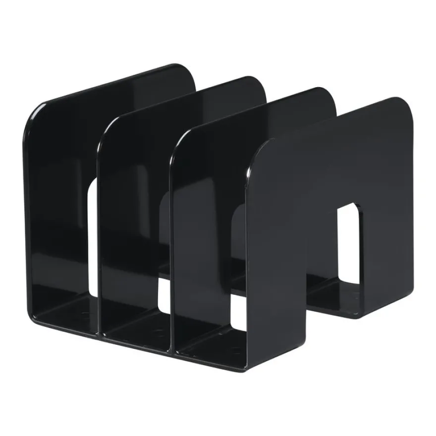 Durable Trend - Porte catalogues 3 compartiments - noir