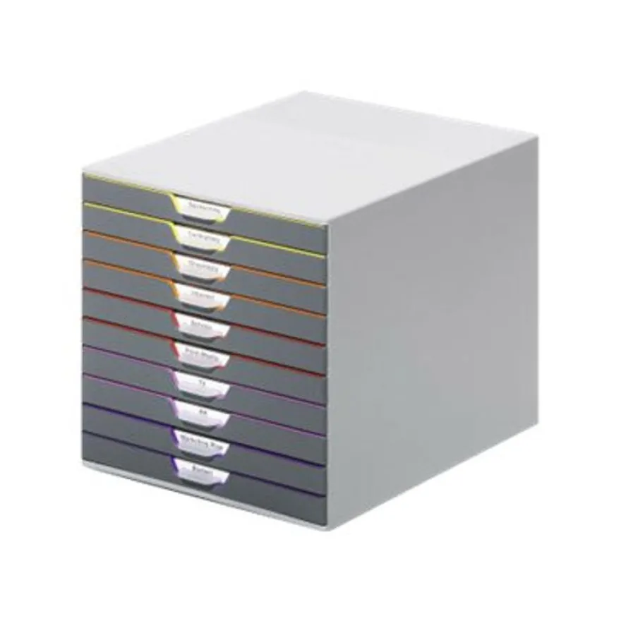Durable Varicolor - Module de classement 10 tiroirs - multicolore