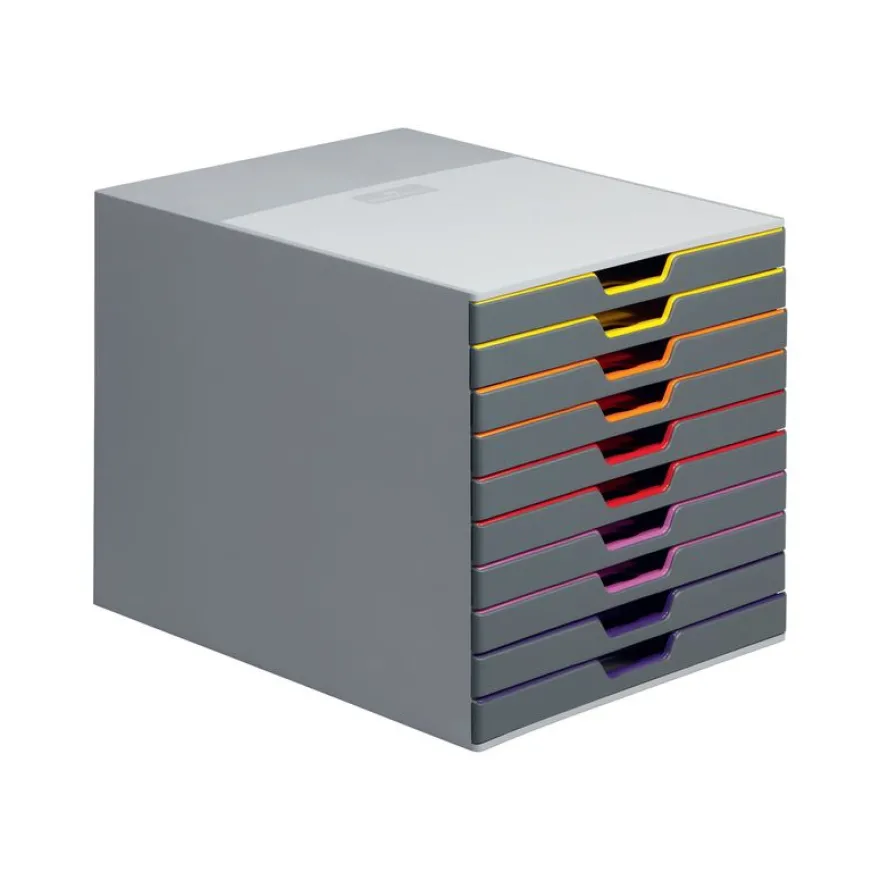 Durable Varicolor - Module de classement 10 tiroirs - multicolore