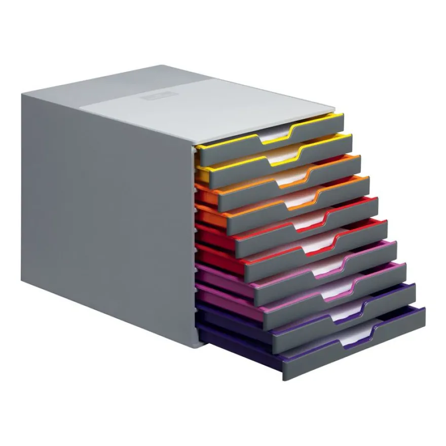 Durable Varicolor - Module de classement 10 tiroirs - multicolore