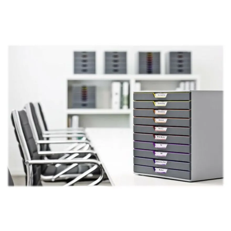 Durable Varicolor - Module de classement 10 tiroirs - multicolore