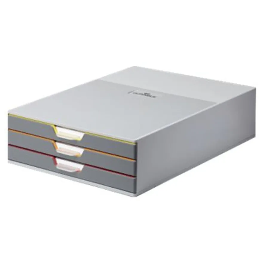 Durable Varicolor - Module de classement 3 tiroirs - multicolore