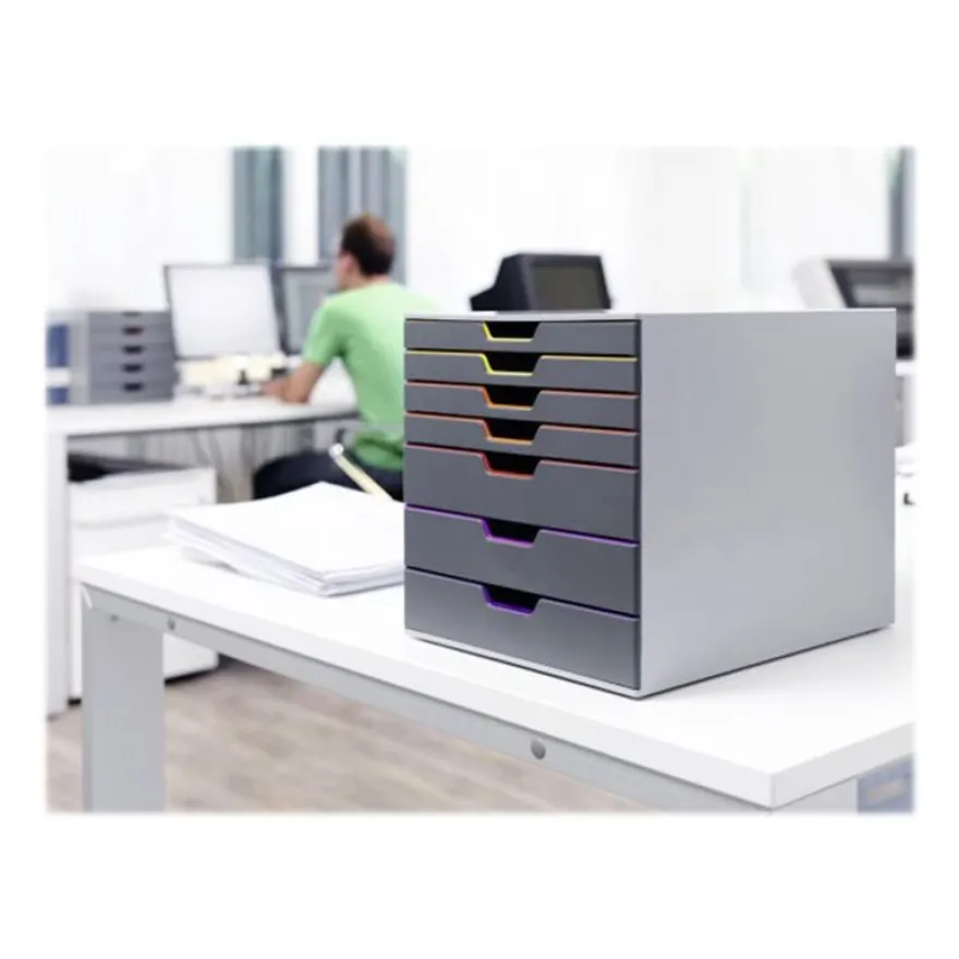 Durable Varicolor - Module de classement 7 tiroirs - multicolore