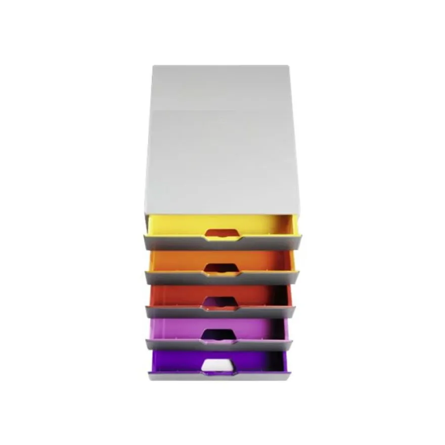 Durable Varicolor - Module de classement 5 tiroirs - multicolore