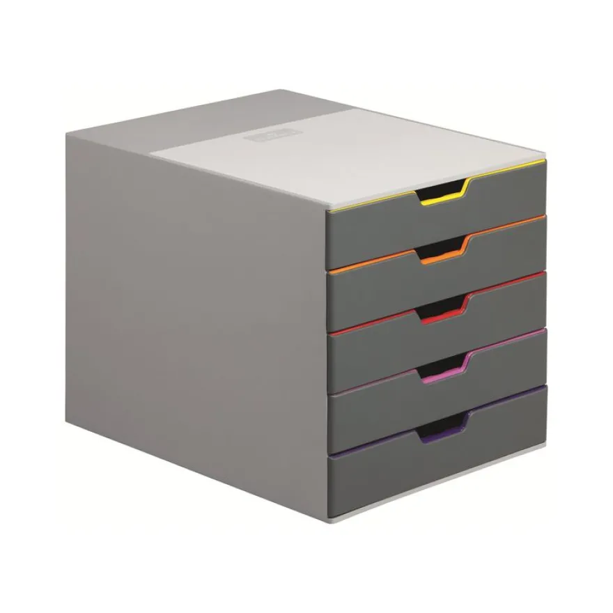 Durable Varicolor - Module de classement 5 tiroirs - multicolore