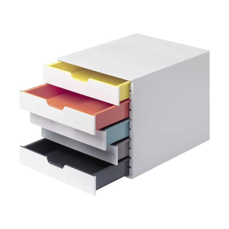 Durable Varicolor Mix - Module de classement 5 tiroirs - multicolore