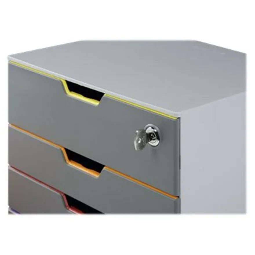 Durable Varicolor Safe - Module de classement 4 tiroirs - multicolore