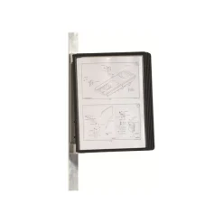Durable Vario - Support mural magnétique avec 5 pochettes A4 - noir