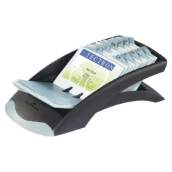 Durable Visifix Desk Vegas - Fichier de cartes de visite avec répertoire alphabétique
