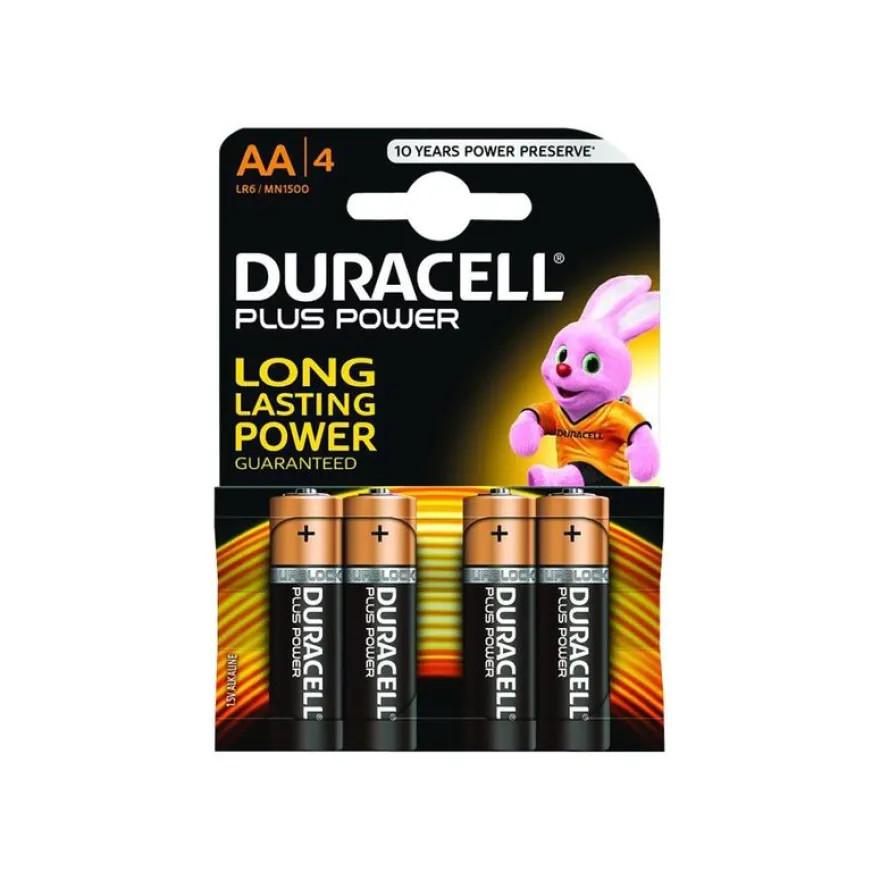 Duracell 150% - 4 piles alcalines - AA LR06