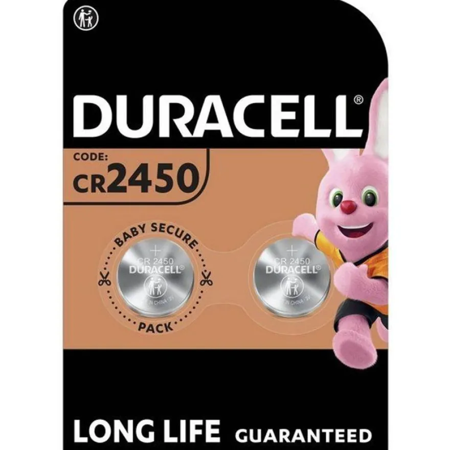 Duracell CR 2450 - 2 piles boutons - 3V
