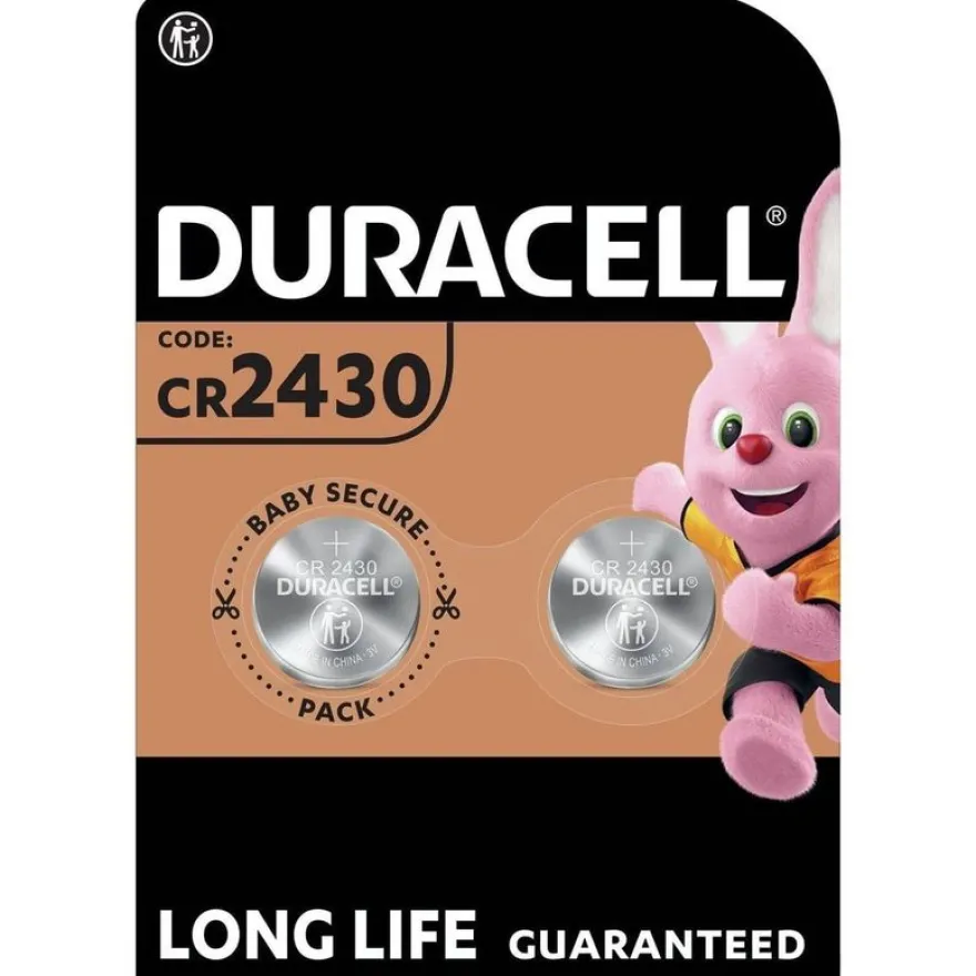 Duracell CR 2430 - 2 piles boutons - 3V