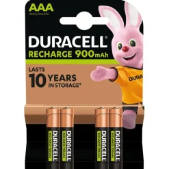 DURACELL Ultra DX2400 - 4 piles alcalines rechargeable - AAA HR03