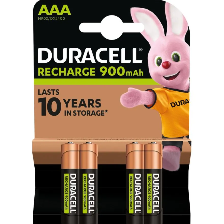 DURACELL Ultra DX2400 - 4 piles alcalines rechargeable - AAA HR03