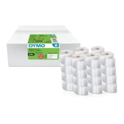 DYMO - 24 rouleaux de 1000 étiquettes - 57 x 32 mm - blanc