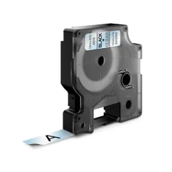 Dymo D1 - Ruban d'étiquettes auto-adhésives - 1 rouleau (12 mm x 7 m) - fond transparent écriture noire