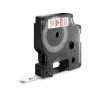 Dymo D1 - Ruban d'étiquettes auto-adhésives - 1 rouleau (9 mm x 7 m) - fond blanc écriture rouge