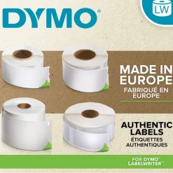 Dymo LabelWriter MultiPurpose - Ruban d'étiquettes auto-adhésives - 1 rouleau de 1000 étiquettes (13 x 25 mm) - fond blanc écriture noire