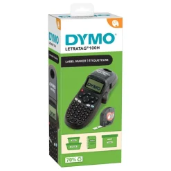 Dymo LetraTag LT-100H Black édition - Étiqueteuse - imprimante d'étiquettes monochrome - impression par transfert thermique