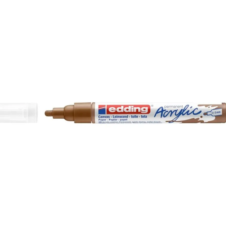 Edding 5100 - Marqueur acrylique - noisette