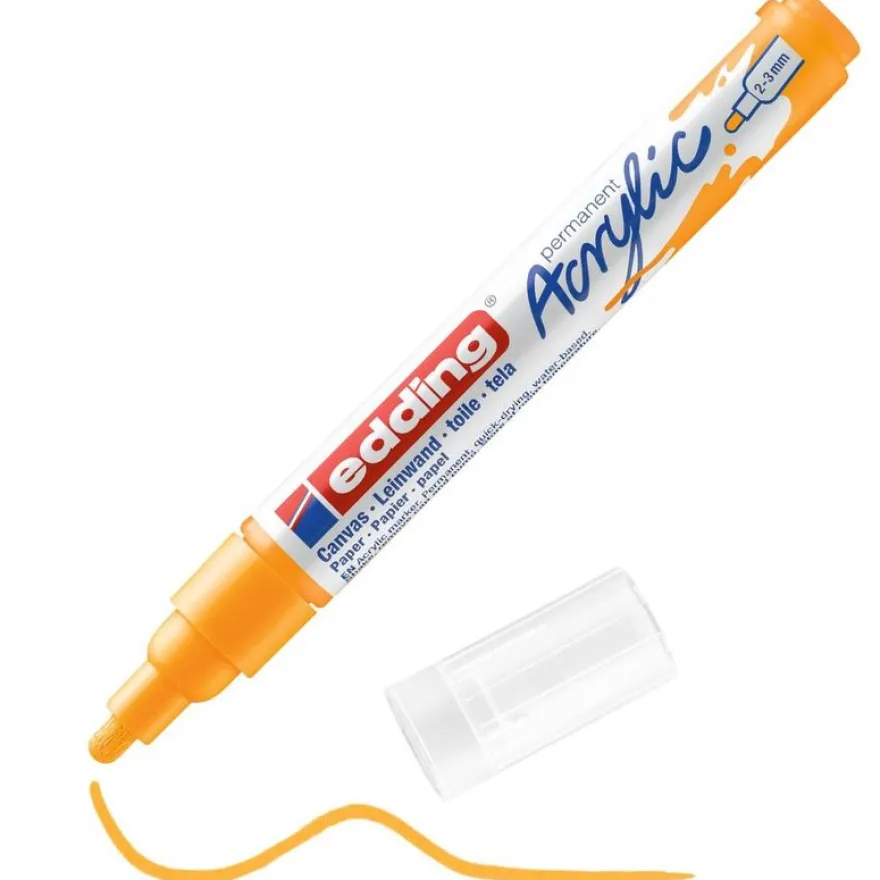 Edding 5100 - Marqueur acrylique - jaune soleil
